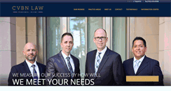 Desktop Screenshot of cvbnlaw.com